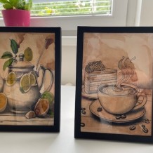 SŠ - Malování kávou