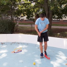 SŠ - Tělocvik - florbal, košíková, stroje