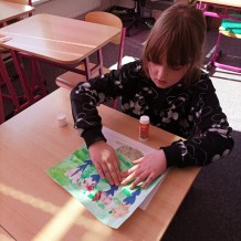 Kroužek moderní výtvarné techniky - jarní koláže