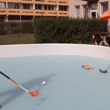 SŠ - Tělocvik - florbal, košíková, stroje