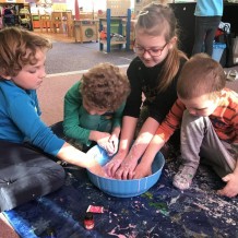 MŠ - čarodějnice, zahrada