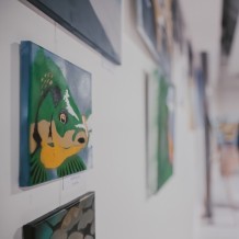 IV.A - navštěva výstavy "Na jedné vlně"